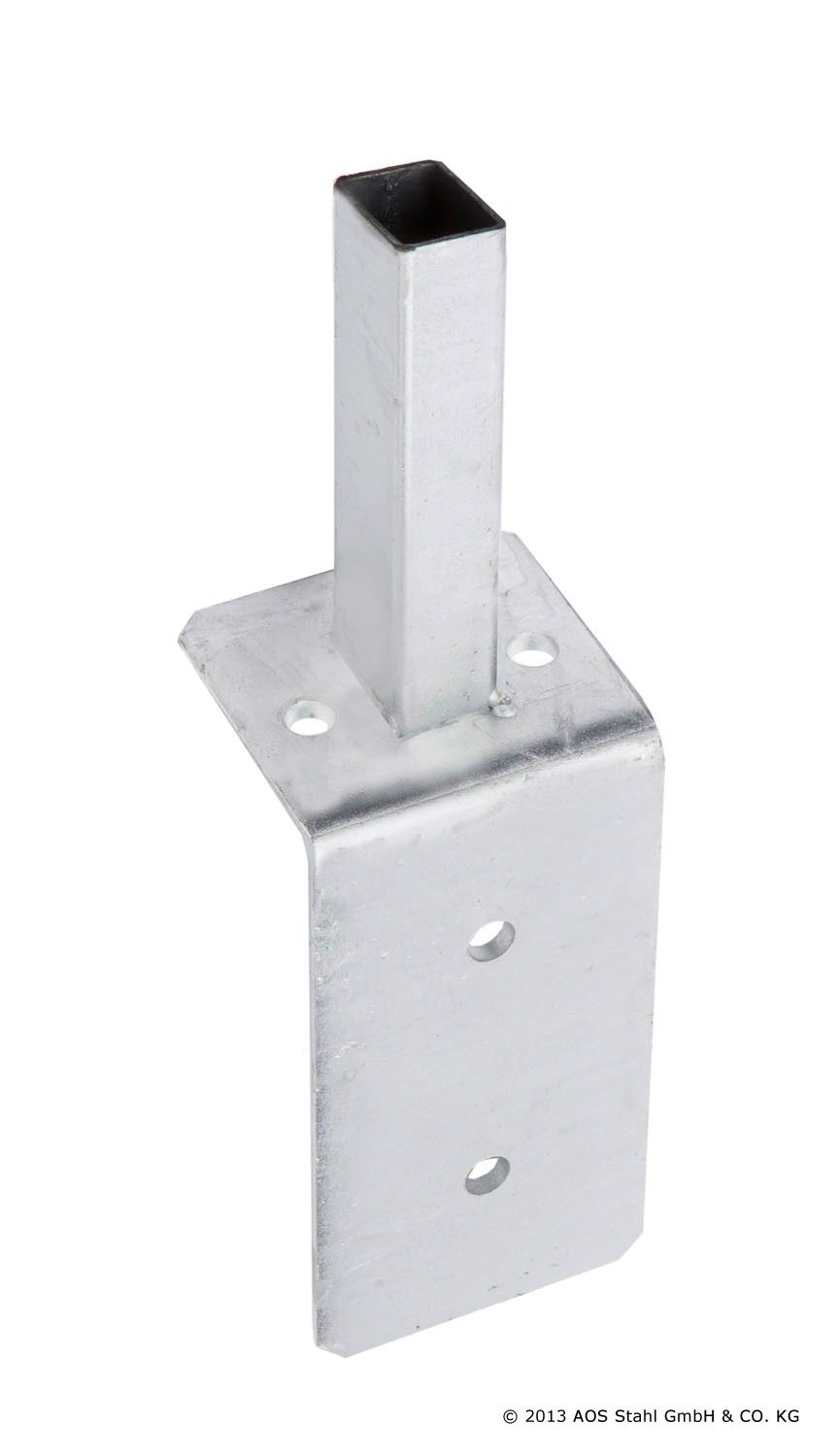 dz Winkel-Fußplatte Universal kurz