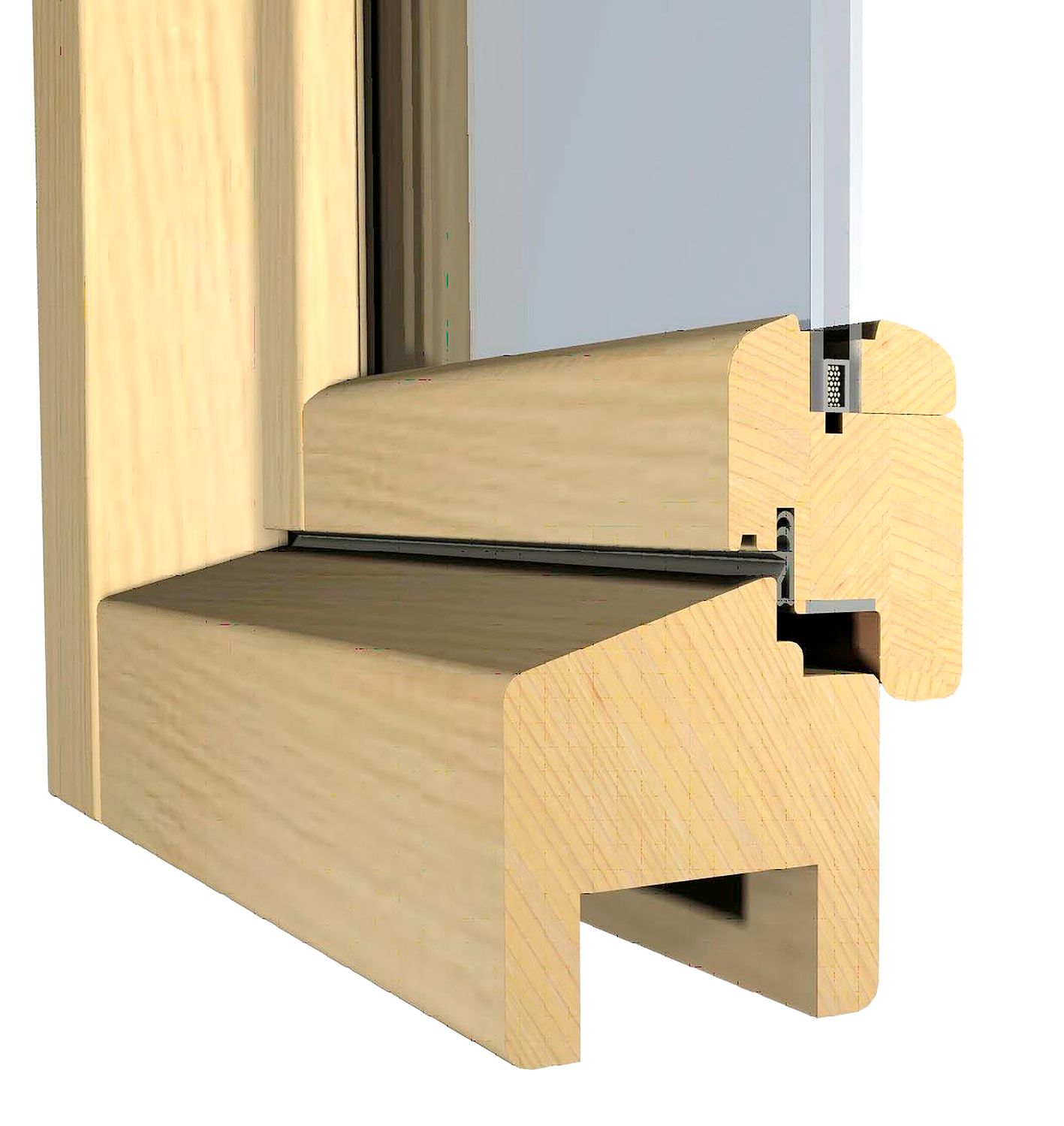Infraworld Fenster, 104 x 54 cm, Kippbeschlag, "Standard"