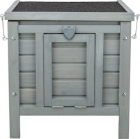 Kleintierhaus, 42 × 43 × 51 cm, grau