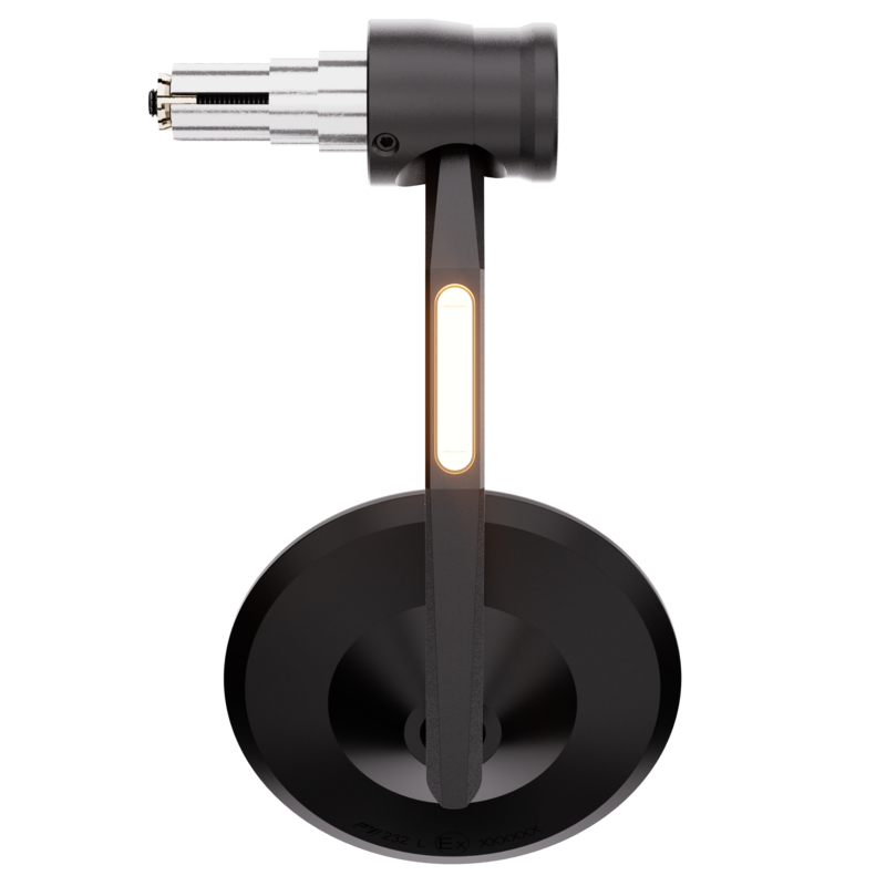 Thumbnail - HIGHSIDER pro Lenkerendenspiegel Montana-RIM Schwarz Mit LED Blinker (1Stck.)