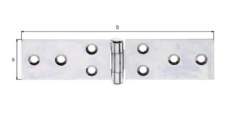 Alberts® Tischband, sendzimirverzinkt, LxB 34x140 mm 346904