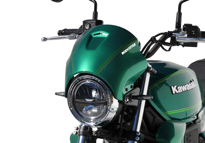BODYSTYLE Sportsline Scheinwerferverkleidung ABS Kunststoff grau für KAWASAKI Z650 RS 
