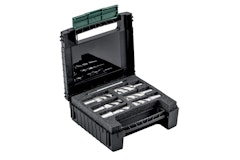 Metabo HSS-Kernbohrer-Set 6-teilig30 mm ArbeitslängeWeldonschaft 19 mm Metabo HSS-Kernbohrer-Set 6-teilig30 mm ArbeitslängeWeldonschaft 19 mmZubehörbild