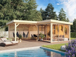 Palmako Carport/Pavillon Connect Lenna 24,9 m² Set 411 Slide