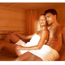 Vorschaubild Infraworld Sauna Panorama - Elementsauna mit Glasfront inkl. 5-teiligem gratis Zubehörset