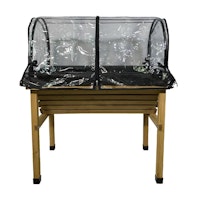 Noor WallHugger S 0,75 mit Rahmen & PVC Cover, FSC 100% zertifiziertes Holz Natur