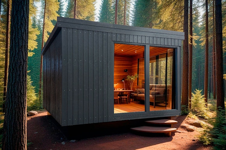 Wolff Finnhaus Design-Gartenhaus Wilna 4434 isolierverglast - 94 mm  