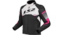 Vorschaubild LS2 Apex Jacke Schwarz / Weiß / Pink Damen Gr.m