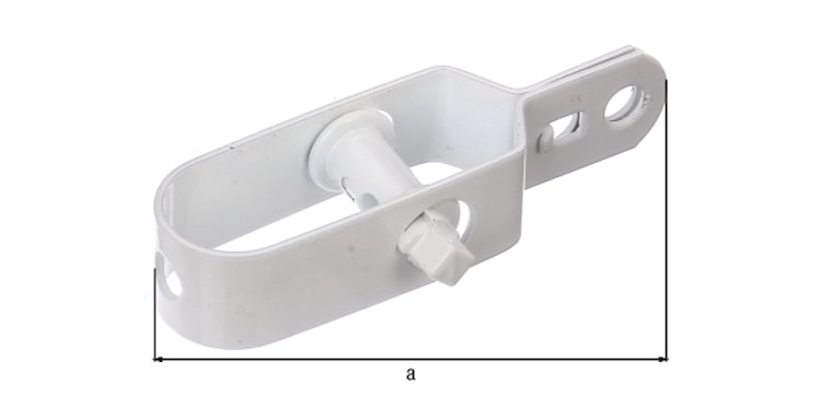 Alberts® Drahtspanner, verzinkt, weiß Kst.b., Gesamtlänge 100 mm 611095