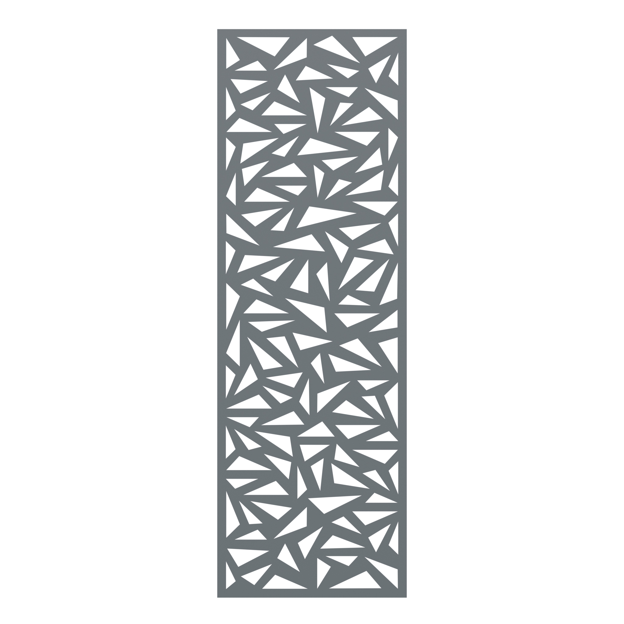 TraumGarten SYSTEM Designgitter Trigon anthrazit 60 x 90