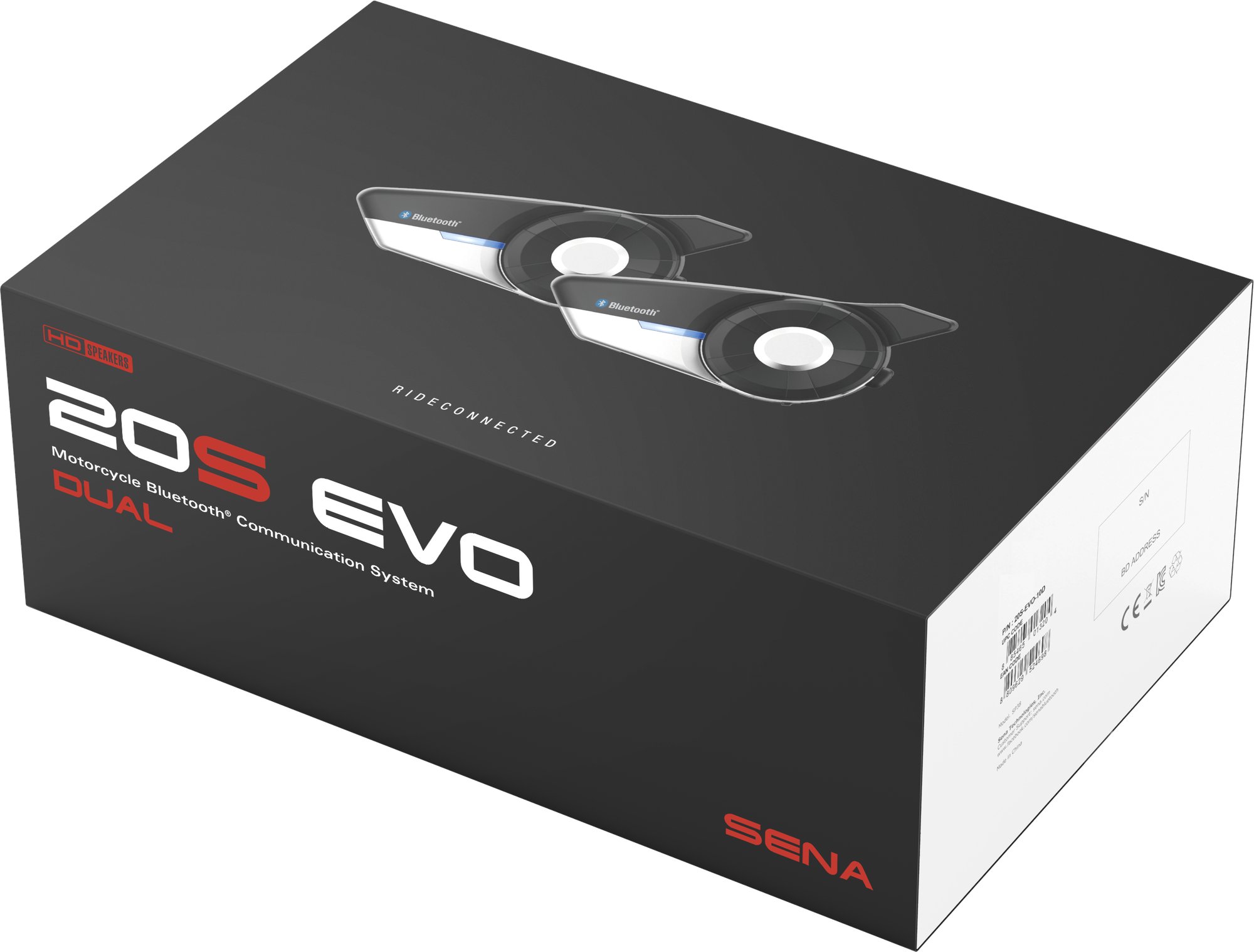Thumbnail - SENA 20S EVO Bluetooth-Kommunikationssystem mit HD‑Lautsprechern, Doppelpack