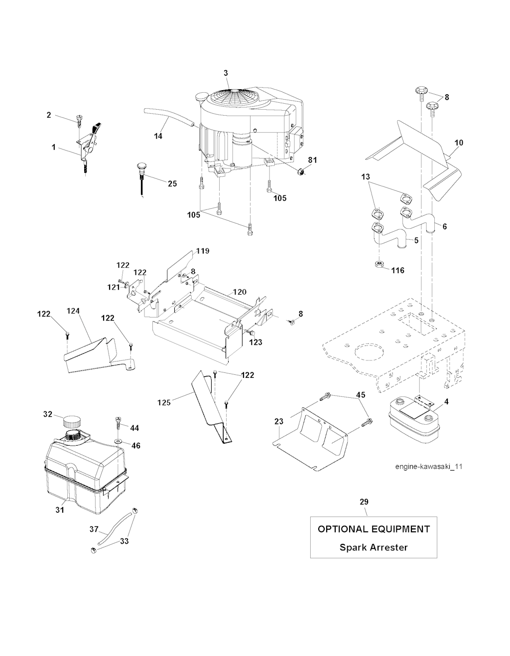 Explosionszeichnung Ersatzteile