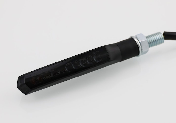 PROTECH Universal Lauflicht LED-Blinker RC-130 Spiegel & Blinker Schwarz für BMW F 900 R,KAWASAKI Ninja 1000 SX,KTM 1290 Super Duke GT