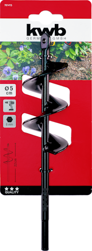 kwb Erdbohrer 5x22 cm SB 761415