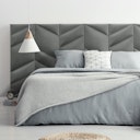 Vorschaubild Mollis Polsterpaneel Dunkelgrau  30x15 cm