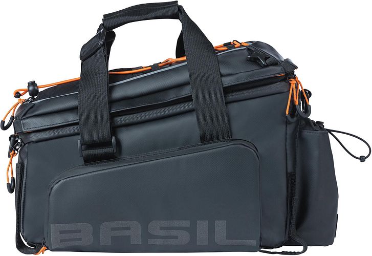 Basil Miles XL Pro Gepäckträgertasche schwarz orange