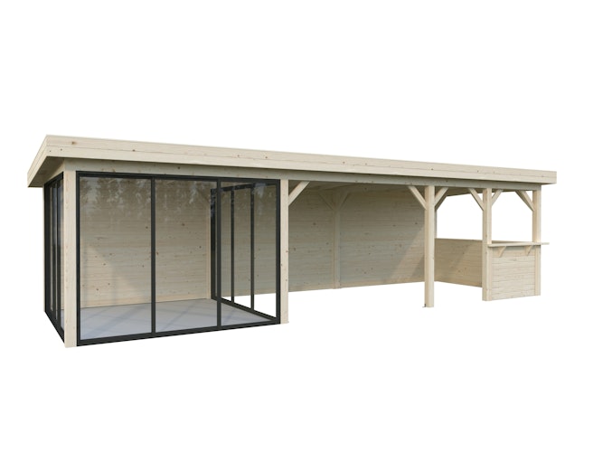 Palmako Carport/Pavillon Connect Lenna 24,9 m² Set 416 Slide