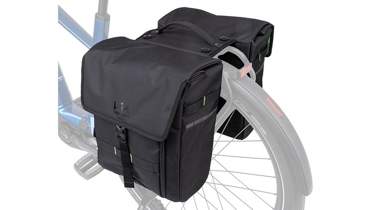 CONTEC Doppeltasche Via Weekender schwarz