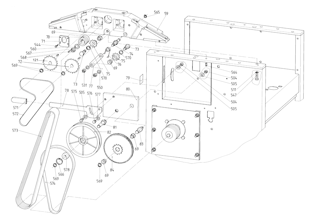 Explosionszeichnung Ersatzteile