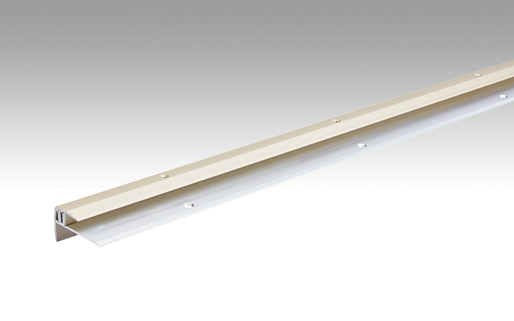 MEISTER Treppenkantenprofil Typ 203 Sand eloxiert 230 - 1000 mm