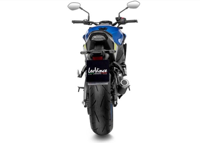 LeoVince SLIP-ON Edelstahl SBK LV-10 Schwarz für SUZUKI GSX-S 950/1000/GT