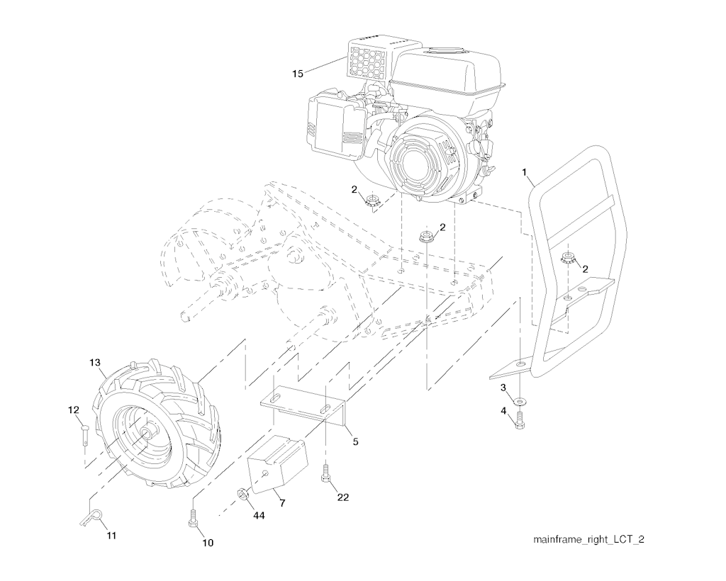 Explosionszeichnung Ersatzteile
