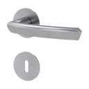 Vorschaubild Griffwerk Jette JETTE CRYSTAL PIATTA S -Edelstahl matt Rosettengarnitur rund -Flachrosette -BB TS 37-45mm