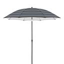 Vorschaubild doppler Mittelmastschirm myZONE 200 Manual, Stahl Anthrazit / 100 % Polyester 180 g/m² 