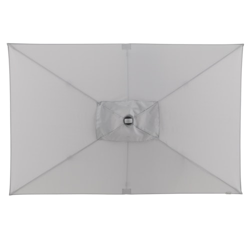 doppler Mittelmastschirm EXPERT 220 x 140 Auto-Tilt, Aluminium Silber / 100 % Polyester 180 g/m²