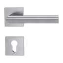 Vorschaubild Griffwerk Türgriff OVIDA Quattro Edelstahl matt - Klipptechnik