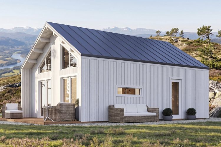 Wolff Finnhaus Ferienhaus Altai 50 - 68 mm