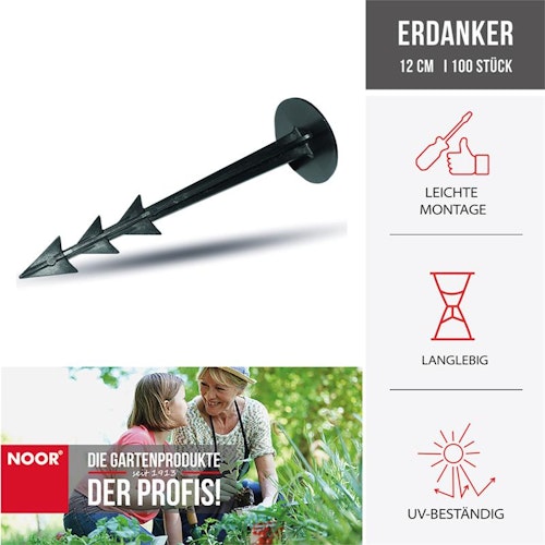Noor Erdanker 12 cm 100 Stück