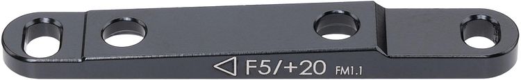 TRP Adapter Flat Mount für 140/160 mm vorne schwarz