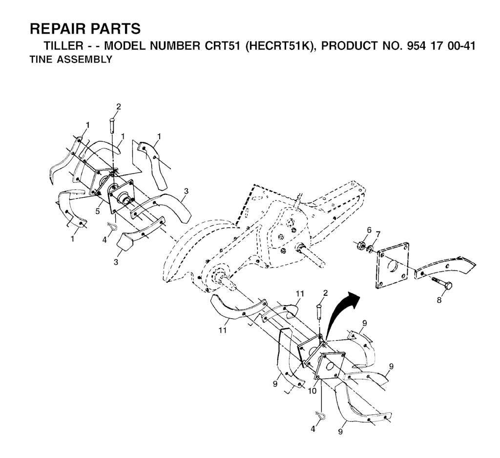 Explosionszeichnung Ersatzteile