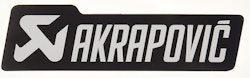 Akrapovič Sticker Mono AL 135x40mm [P-HST4ALMONO]