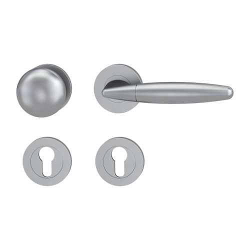 Griffwerk Wechselgarnitur VIOLA R 21 Perla Silbermatt - Auslaufartikel