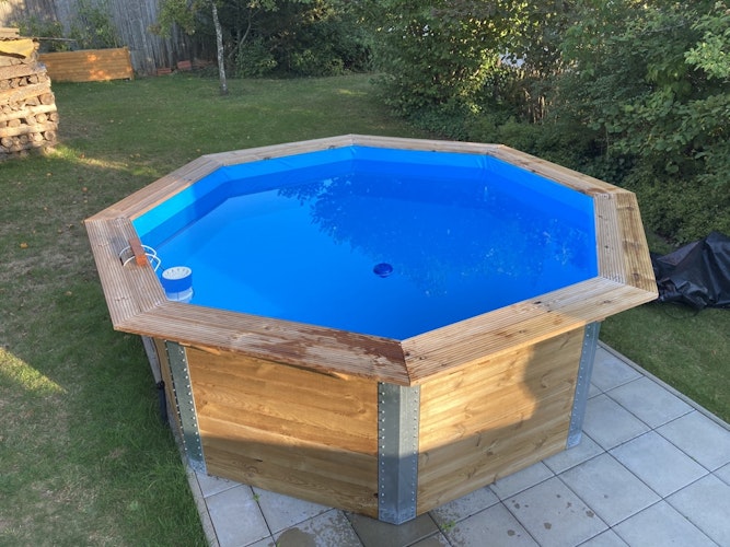 Weka 45 mm Massivholzpool 593 - 45 mm - 310 x 310 cm