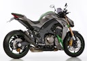 Vorschaubild HURRIC SLIP-ON Schalldämpfer Pro 2 Edelstahl beschichtet für KAWASAKI Z1000,Z1000 R Edition,Z1000 SX