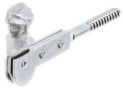 Alberts® Fensterladen-Feststeller, Frauenkopf, galvanisch verzinkt dickschichtpassiviert,zEinschrauben,⌀9/129 mm 314699