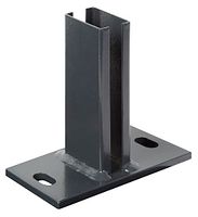  Alberts® Pfostenträger Anthrazit für 60x40 mm