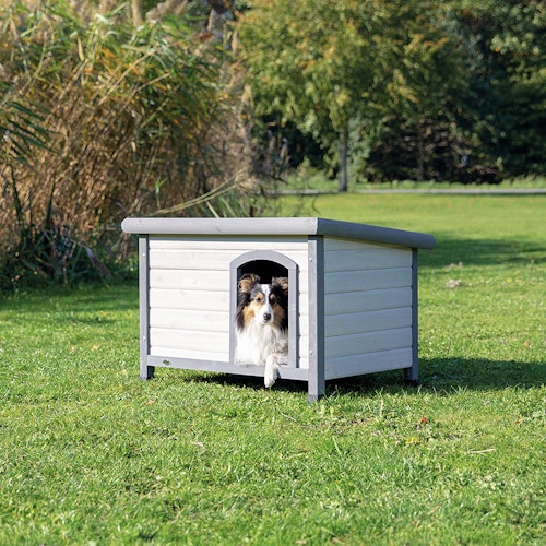 TRIXIE natura Hundehütte Classic S-M weiß