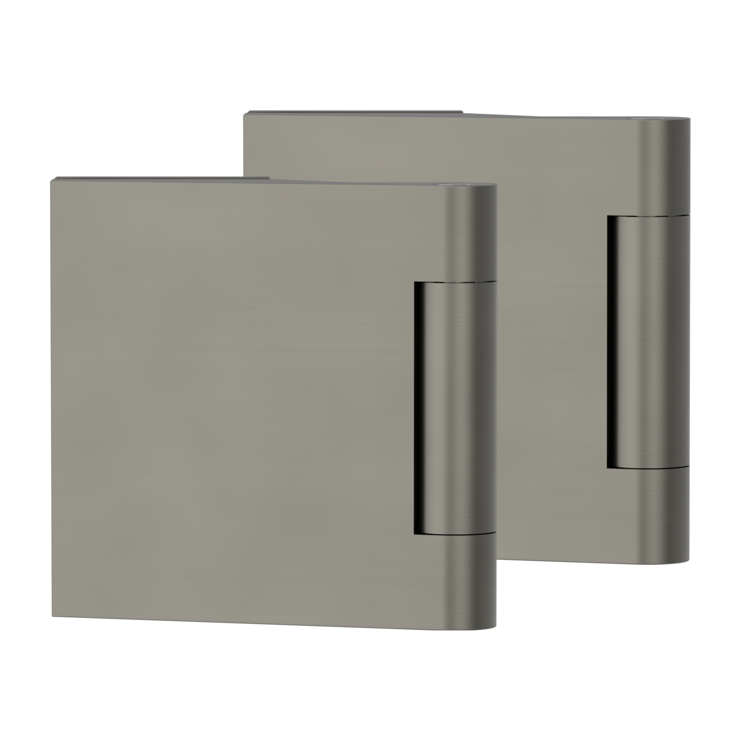 Griffwerk PURISTO 1.0 -Edelstahl Kaschmirgrau Bandsatz 3tlg Studio/Office