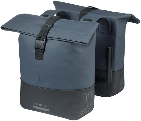 Basil Doppeltasche Cove schwarz / blau