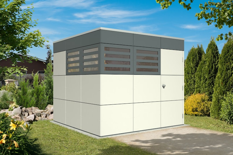 Skan Holz CrossCube Gartenhaus Sydney 3