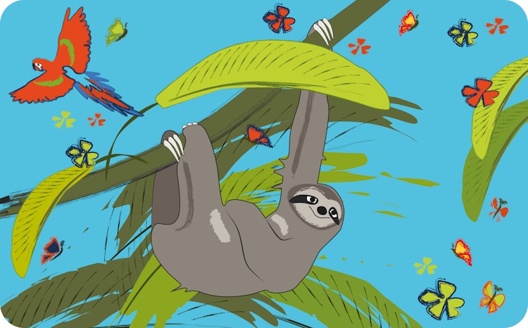 WMF Kinderbesteck Set 4-teilig Faultier