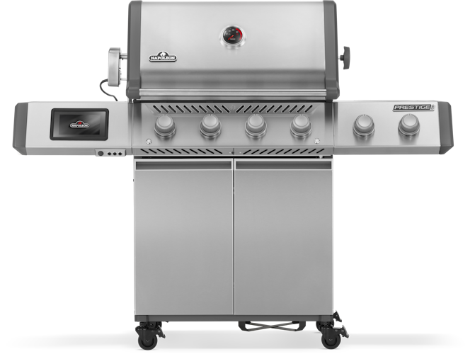 Napoleon Prestige PRO 500, Connected, Edelstahl, inkl. Drehspieß