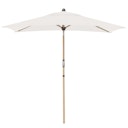 Vorschaubild doppler Mittelmastschirm ALU WOOD 210 x 140 Auto-Tilt, Aluminium Esche-Optik / 100 % Polyester 180 g/m²