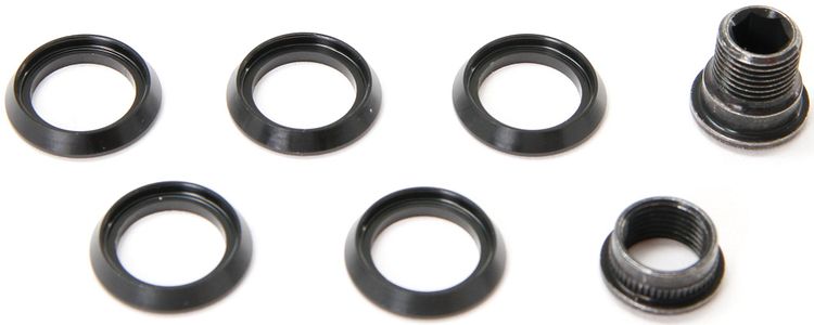 SRAM Spacer Force CX1 Kettenblattschrauben schwarz