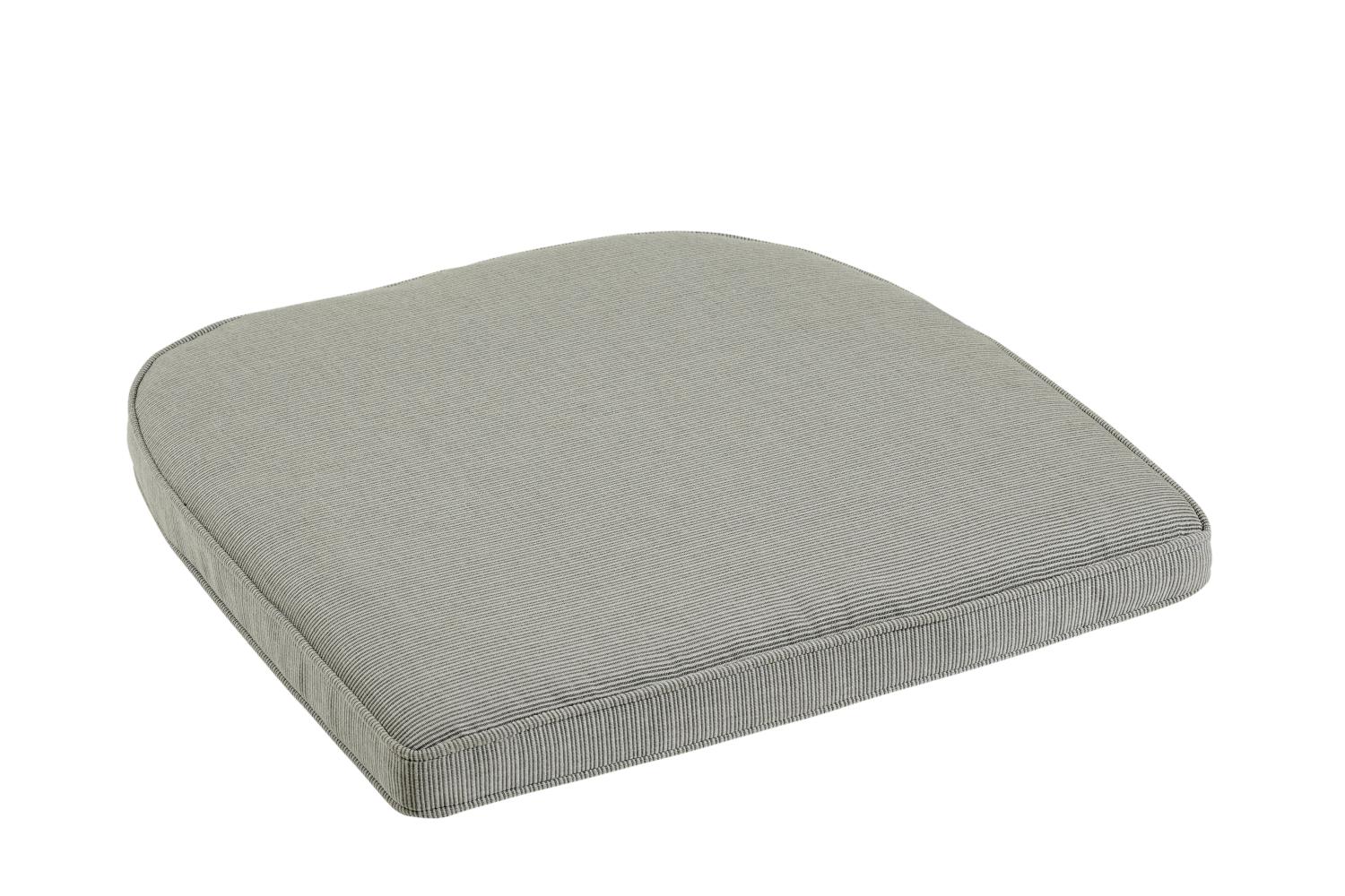 Brafab Sitzkissen FLORINA 48 x 48 x 6 cm, Dralon (100 % Polyacryl) Hellgrau - Abverkauf