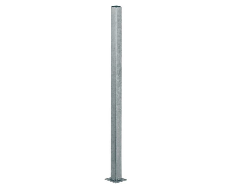 Zaunsystem Madrid Zaunfeldpfosten zum Anschrauben-anthrazit metallic-735 mm-900 mm